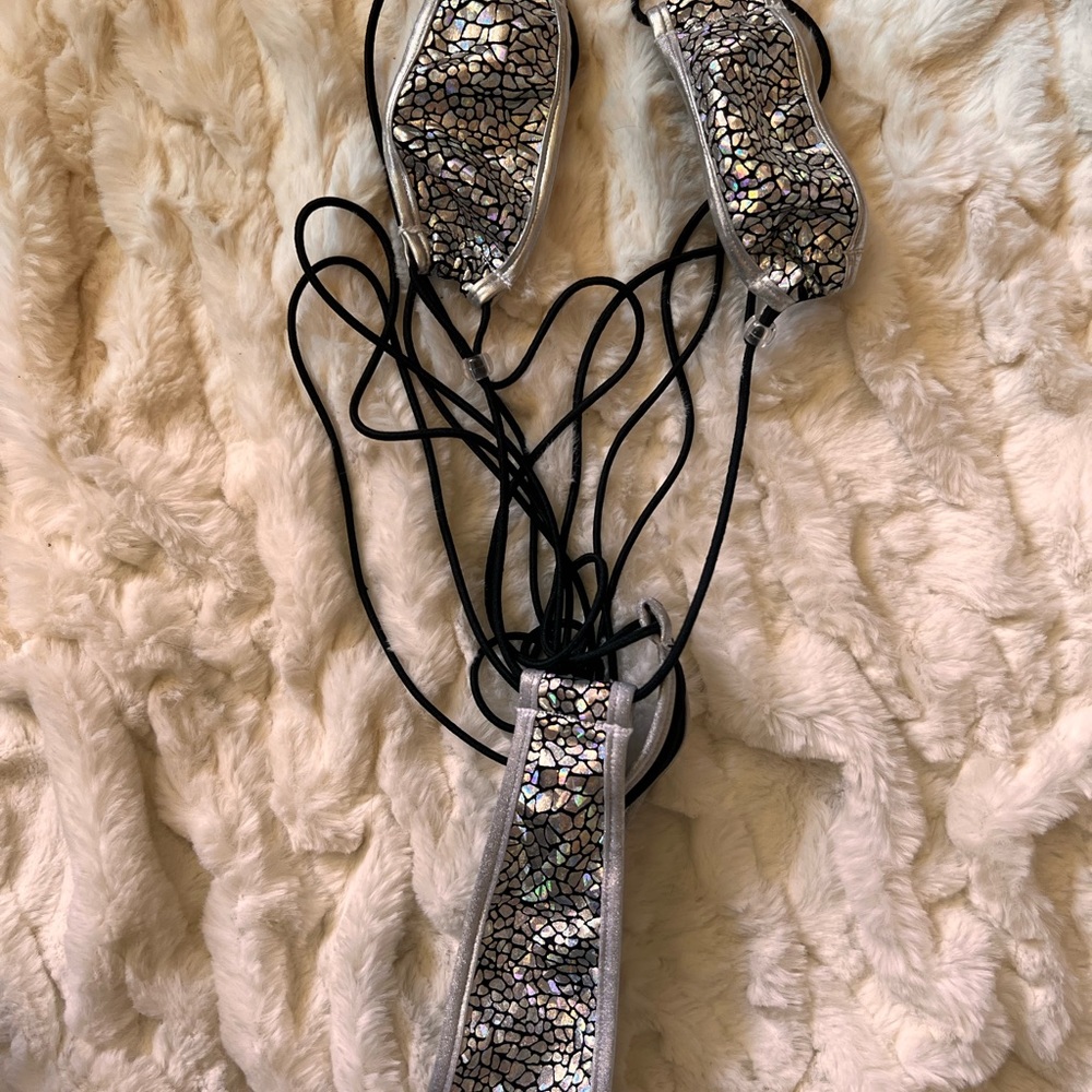 Bodyzone Metallic string bikini